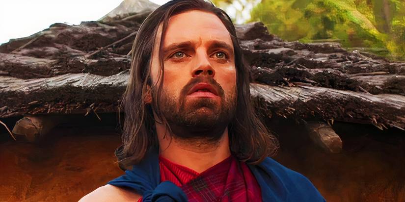 Bucky Barnes as the White Wolf at the end of Black Panther