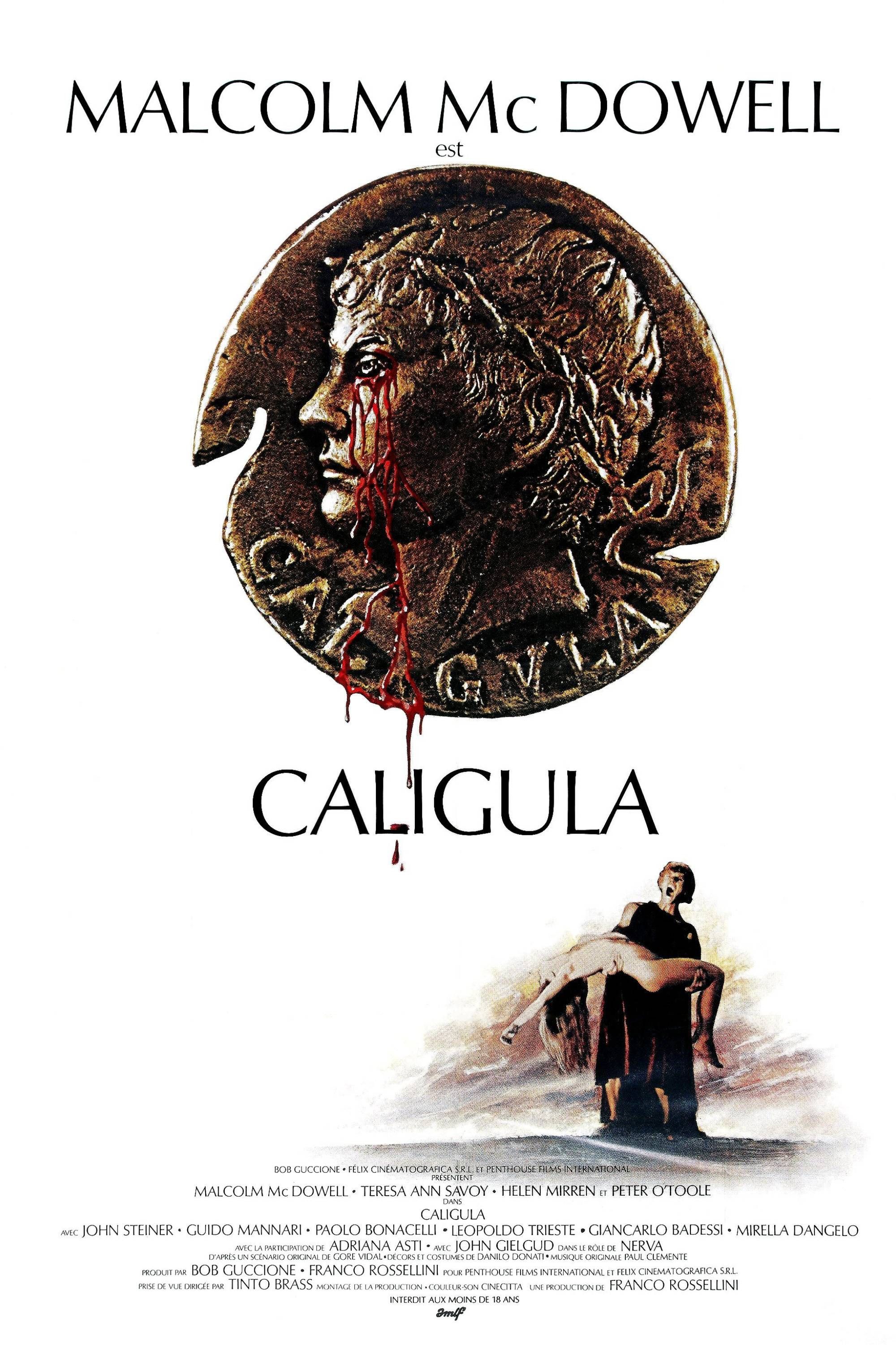 Caligula (1979) - Poster - Malcom McDowell