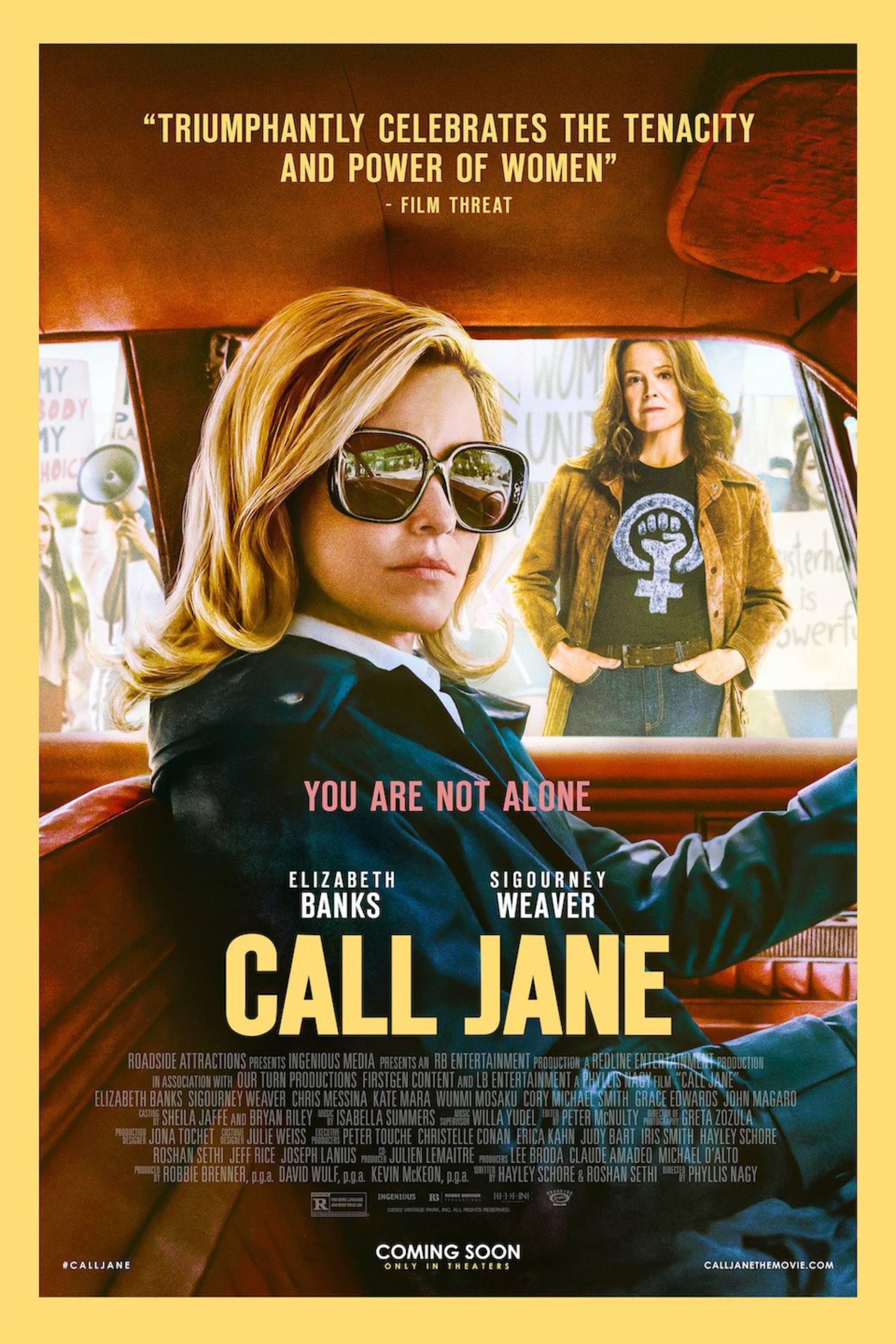 Call Jane (2022) - Poster - Elizabeth Banks & Sigourney Weaver