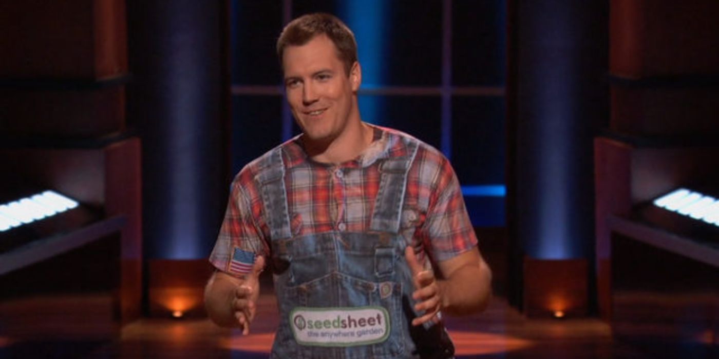 Cam MacKugler talking about Seedsheets on Shark Tank.