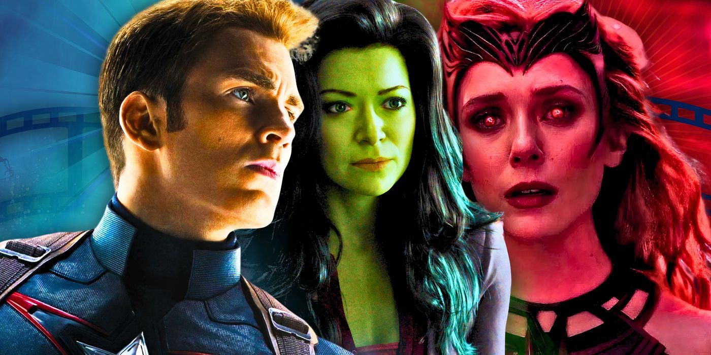 Captain America, She-Hulk, and the Scarlet Witch in the MCU