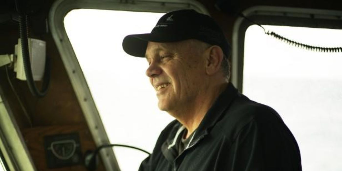 Captain Harley smiling in the control room of Soutern Wind in Deadliest Catch.