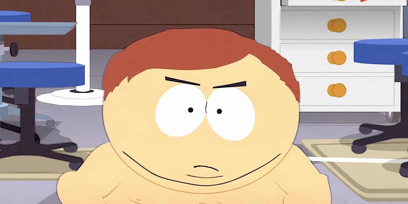 Cartman stares angrily in the South Park The End of Obesity trailer
