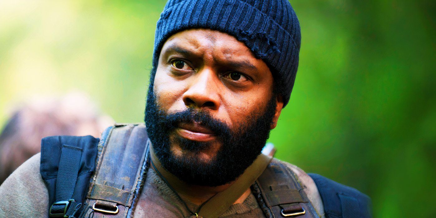 Chad L. Coleman in a beanie as Tyreese in The Walking Dead