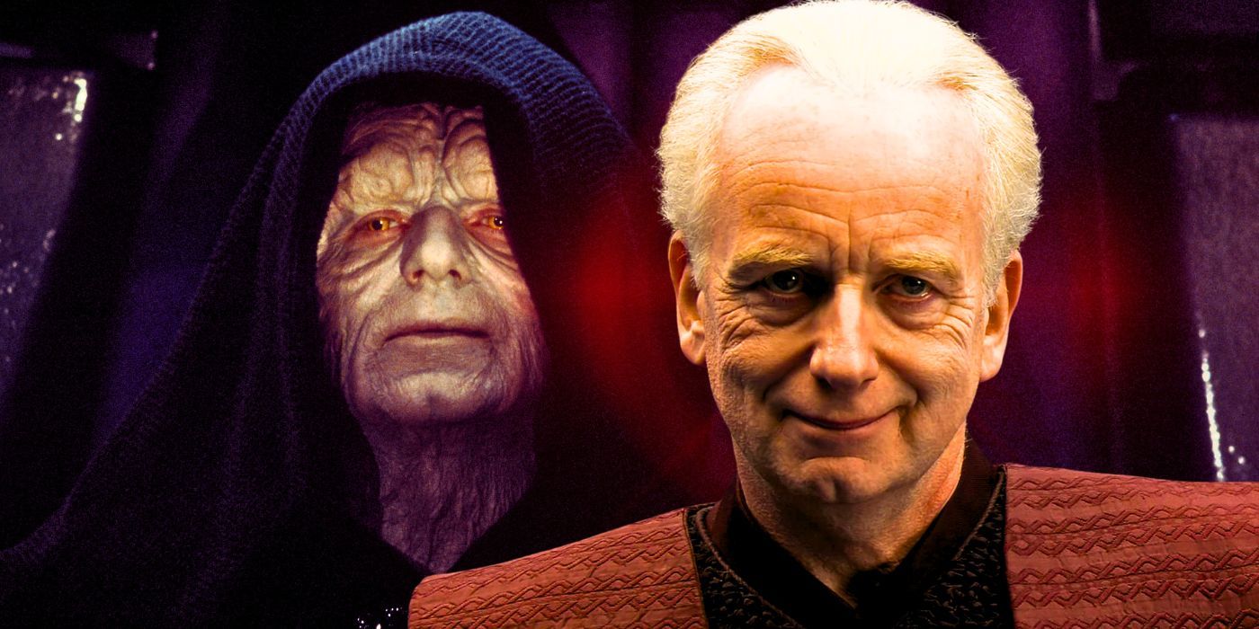 Emperor Palpatine and Supreme Chancellor Palpatine in Star Wars.