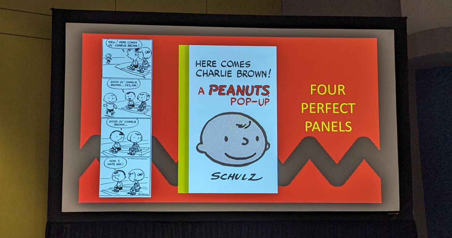 Charlie Brown Quatro Painéis Perfeitos em C2E2