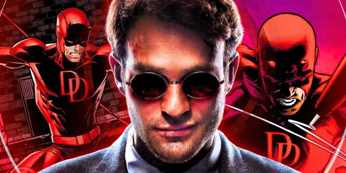 Charlie Cox as Matt Murdock with Daredevil in Marvel Comics