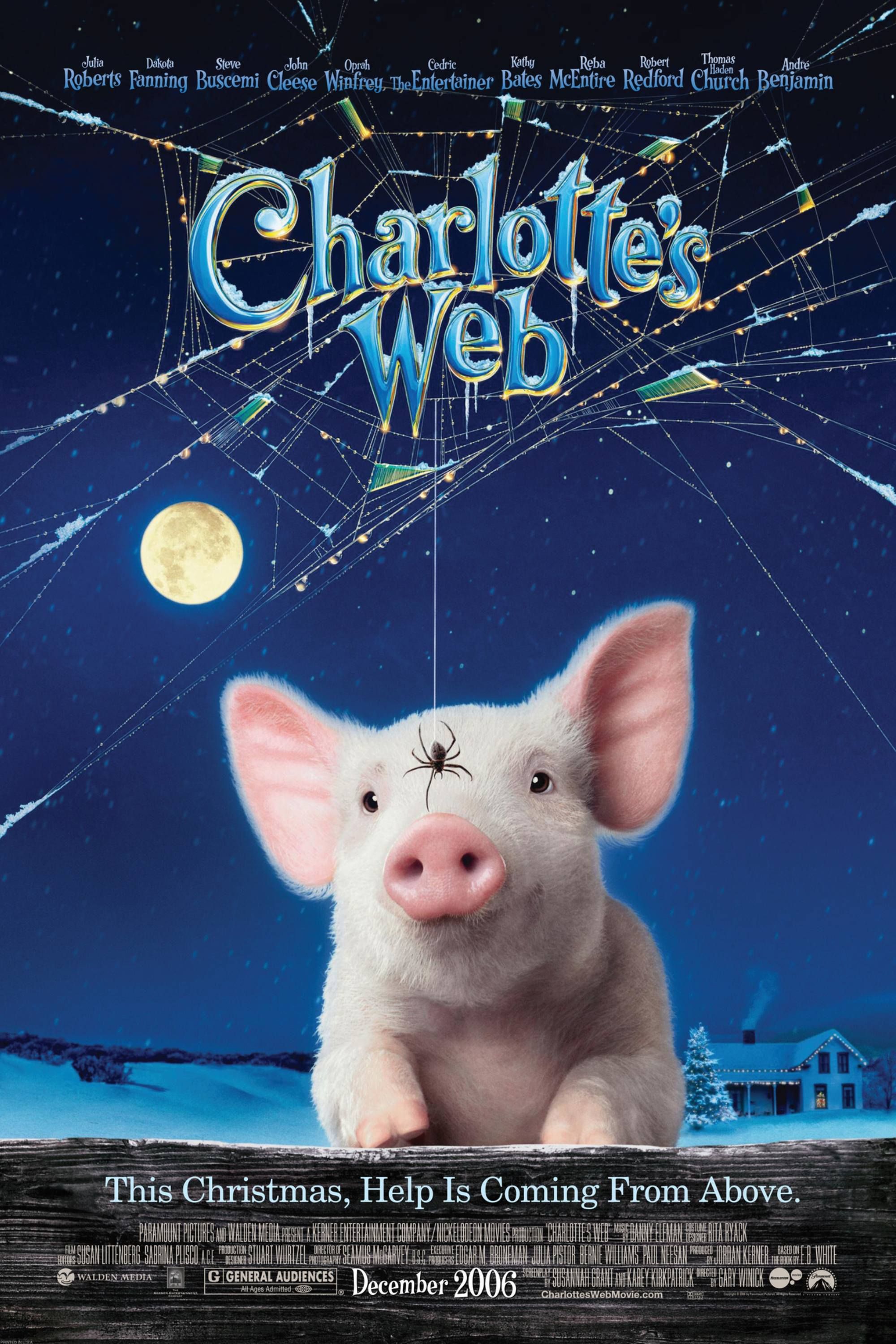 Charlotte&rsquo;s Web (2006) - Poster - Pig with a spider