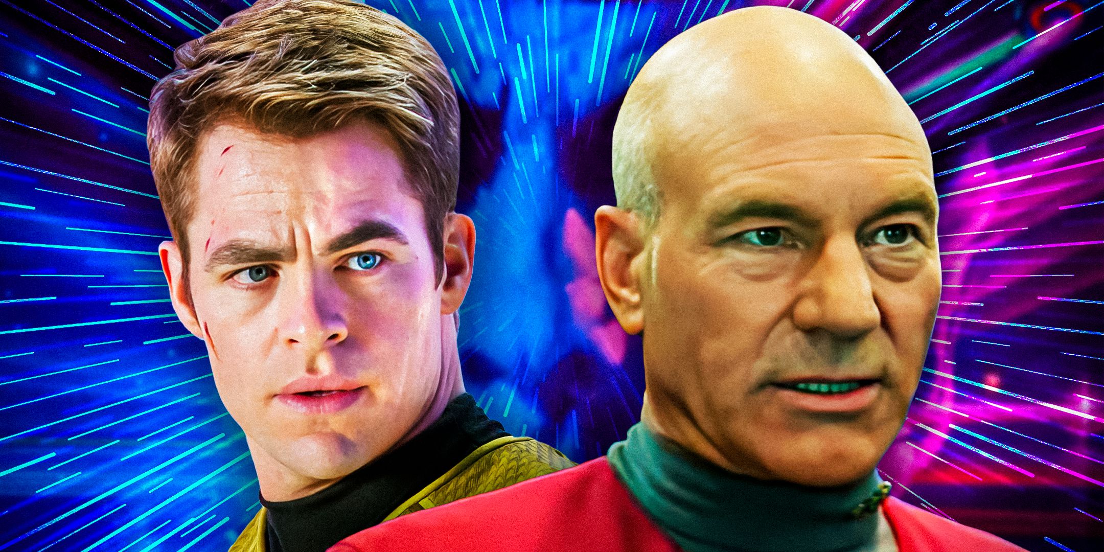 Chris-Pine-as-Kirk-from-Star-Trek-Into-Darkness-and-(Patrick-Stewart-as-Picard)-from-Star-Trek-Generations