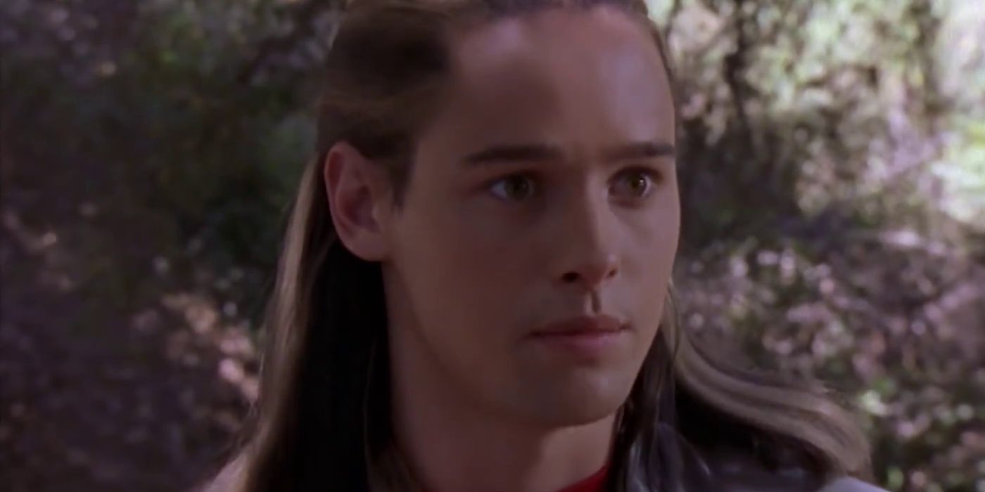 Closeup of Andros in Power Rangers Lost Galaxy