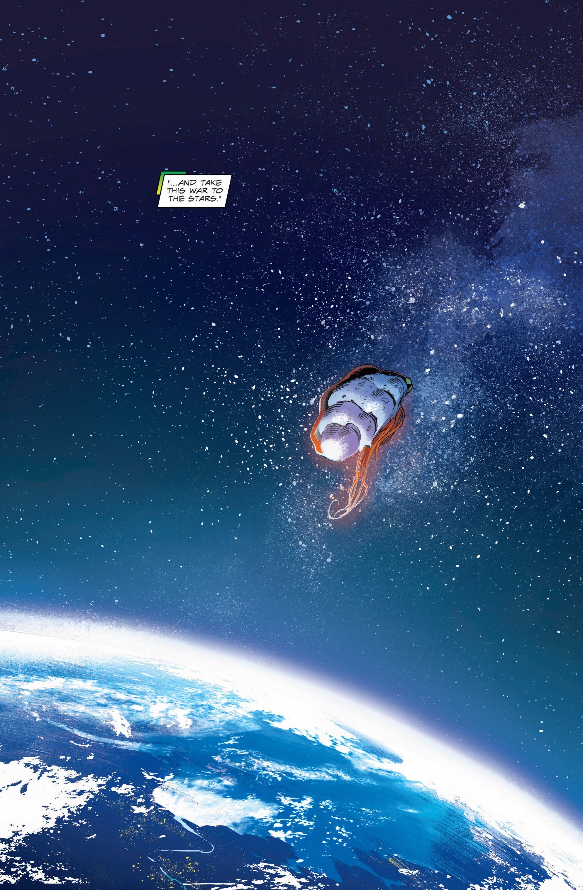 Cobra Commander #5 Pythona se dirige vers les étoiles à bord du navire Cobra La