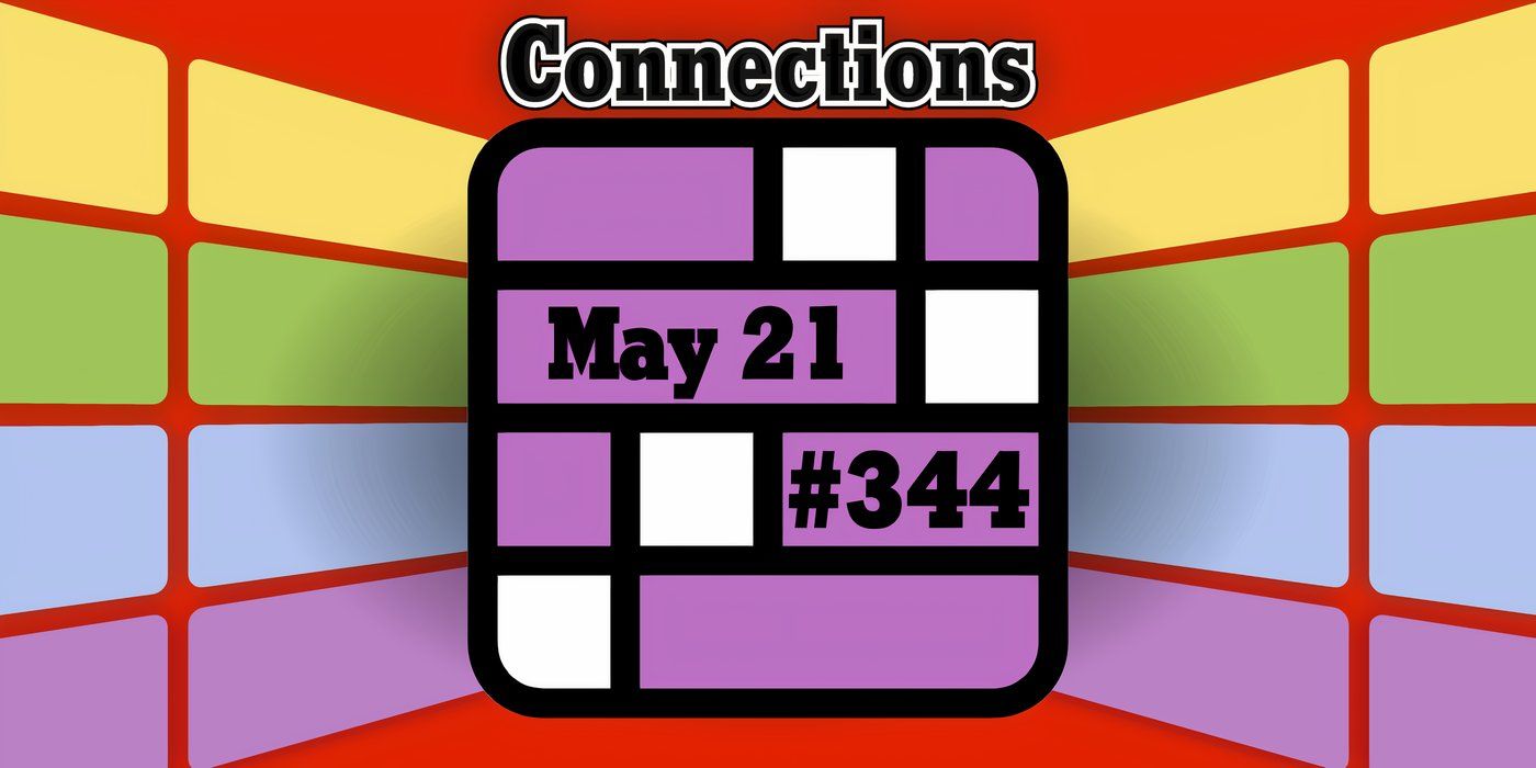 Connections May 21 Grid with the date and game number