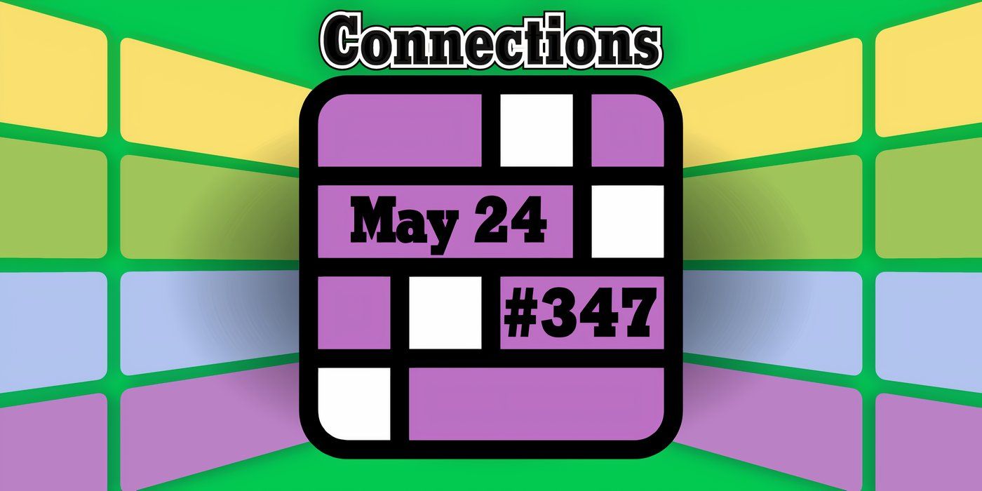Connections May 24 Grid with the date and game number