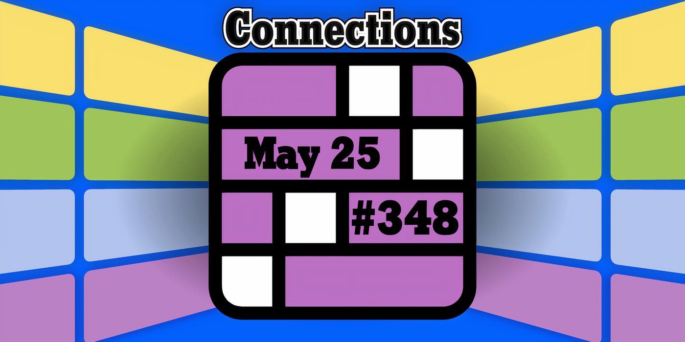 Connections May 25 Grid with the date and game number
