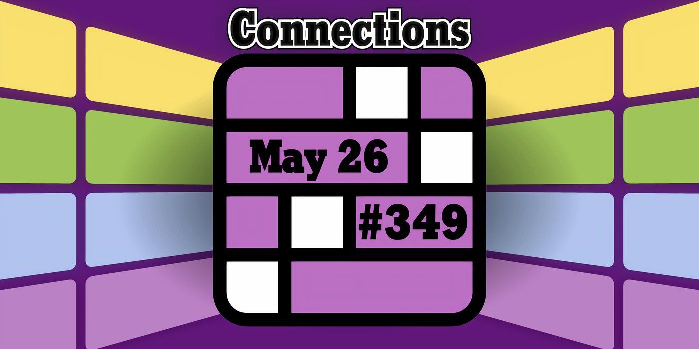 Connections May 26 Grid with the date and game number