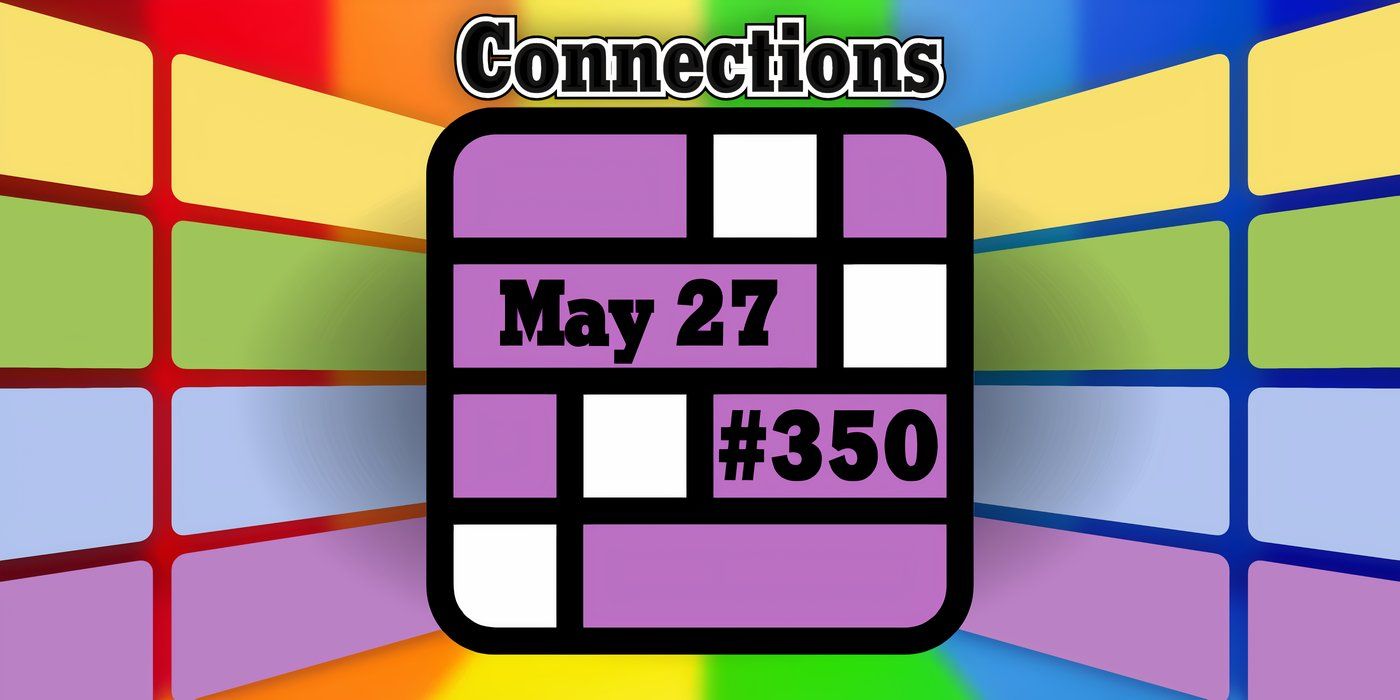 Connections May 27 Grid with the date and game number