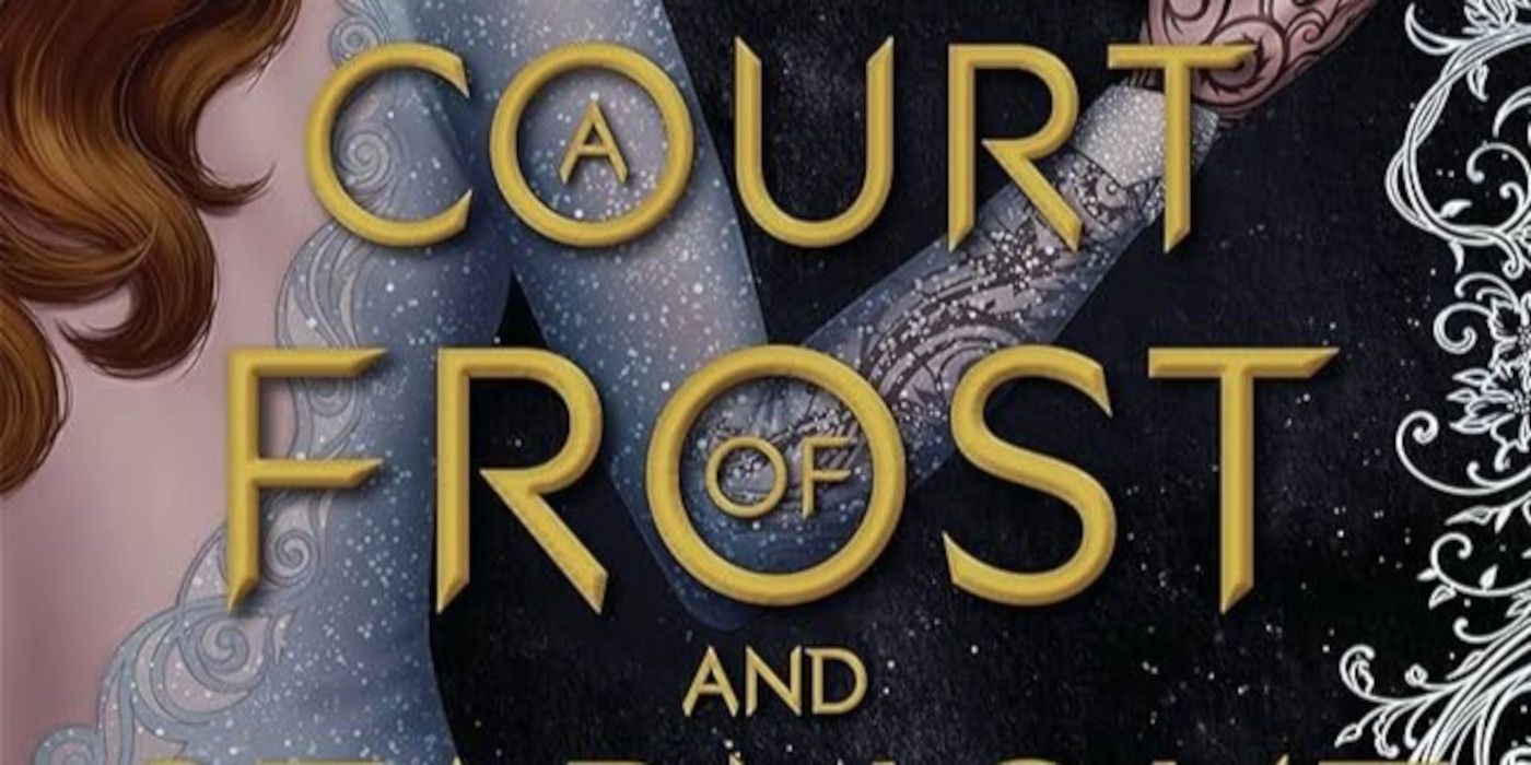 Court of Frost and Starlight cover featuring Feyre's back and arm and a black background