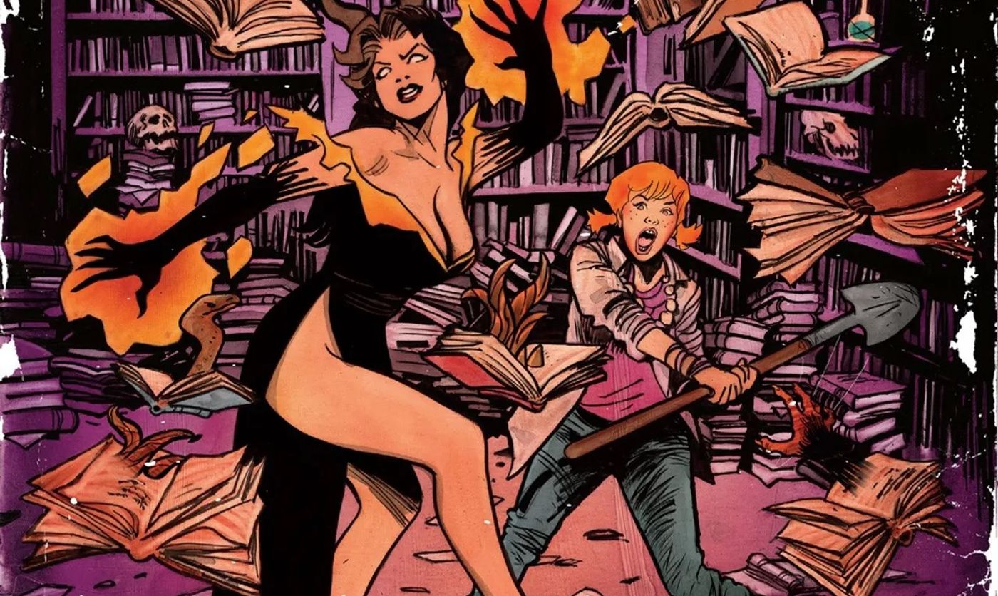 Jinx and Madam Satan from The Cursed Library Prelude #0