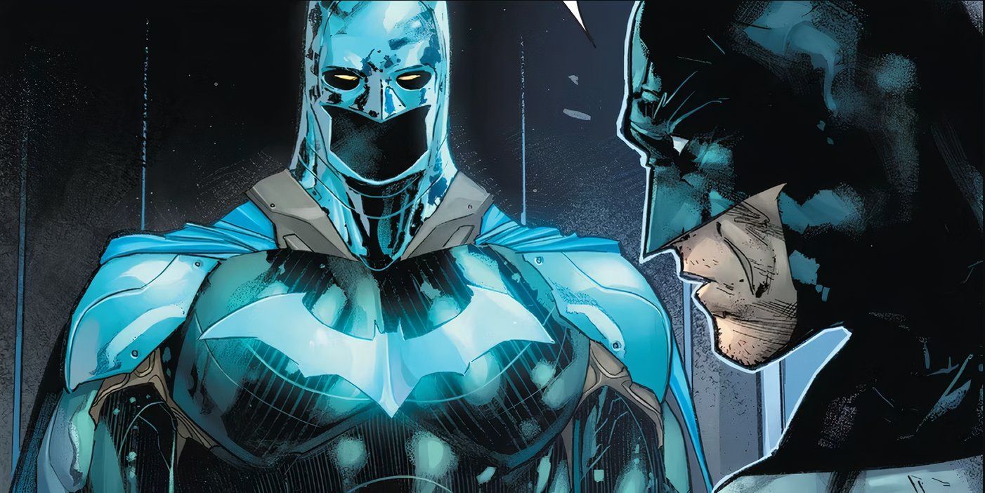 Cybernetic Batman Suit Blue Future Batman 