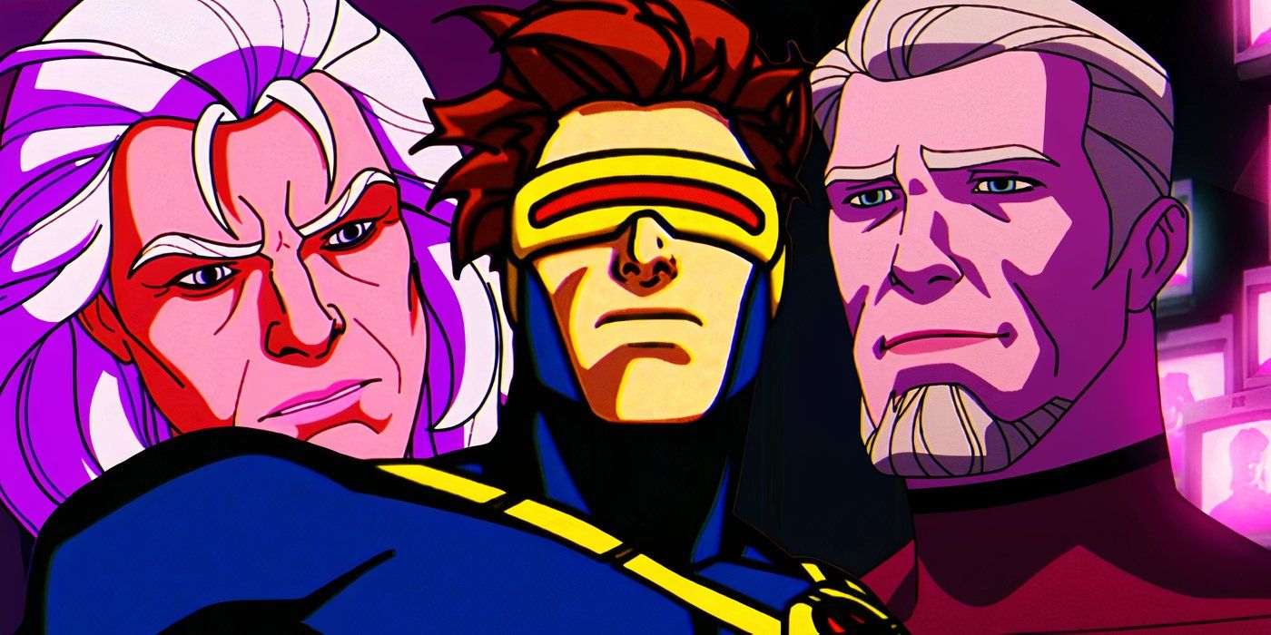Cyclops, Magneto and Bastion in X-Men '97