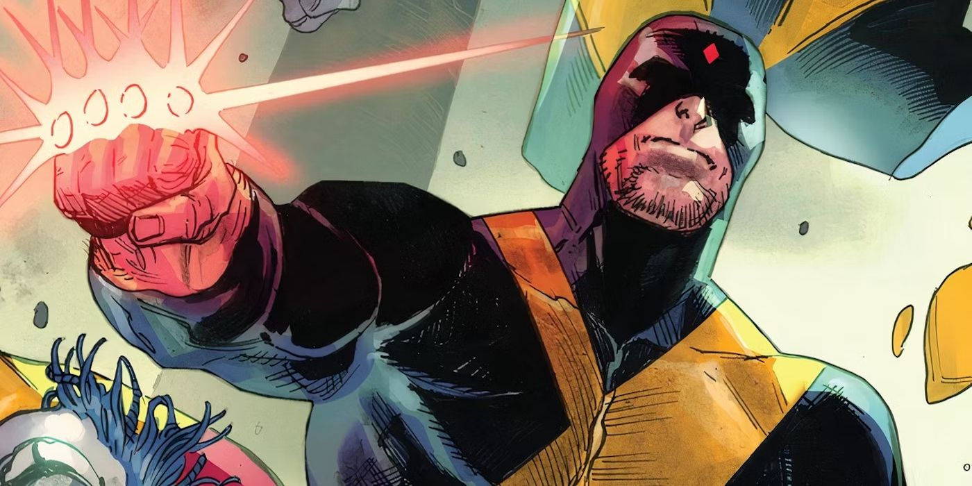 Ciclope Wolverine Híbrido em provocação artística da Marvel Comics