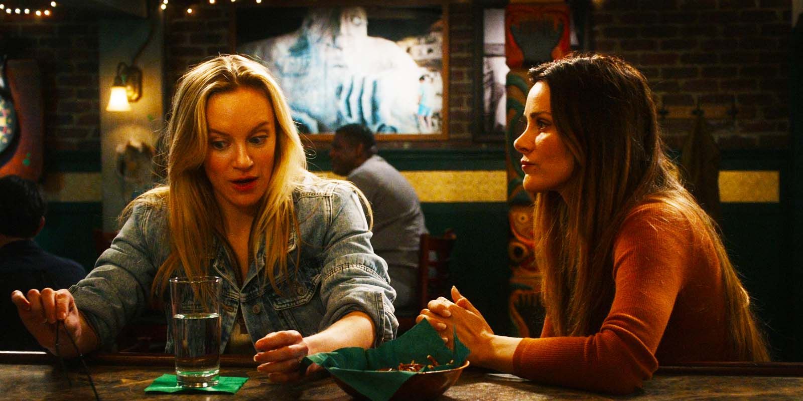 Danielle Savre as Maya Bishop and Stefania Spampinato as Carina DeLuca in Station 19 season 7, episode 6