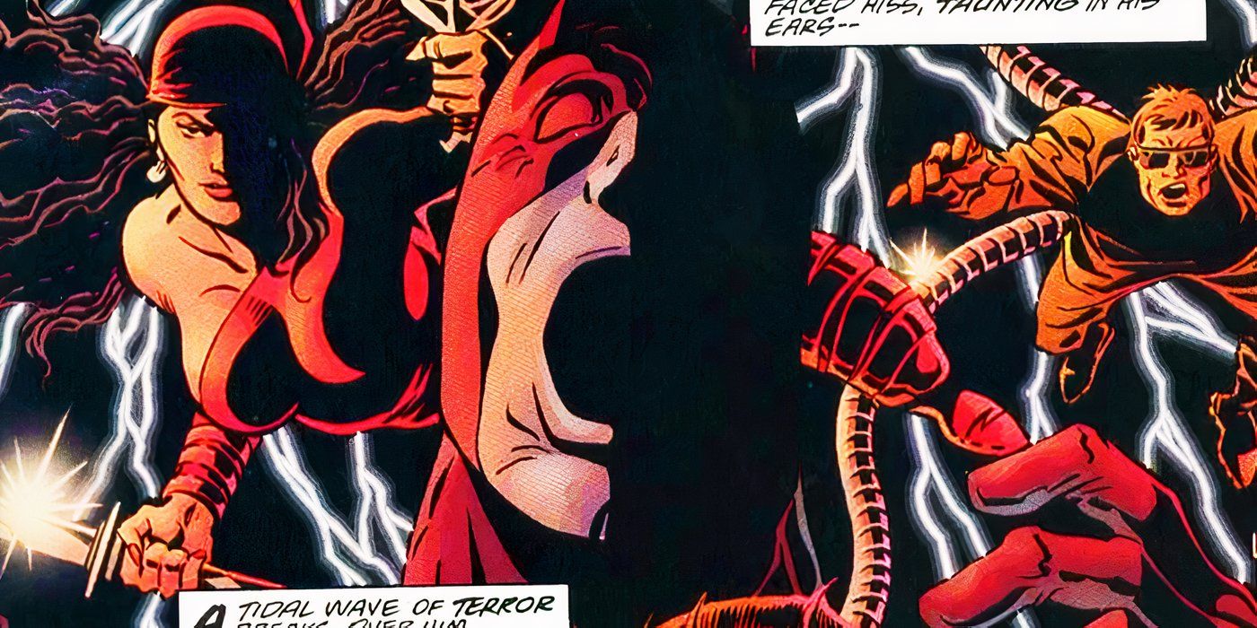 Daredevil feeling the fear toxin in Marvel Comics