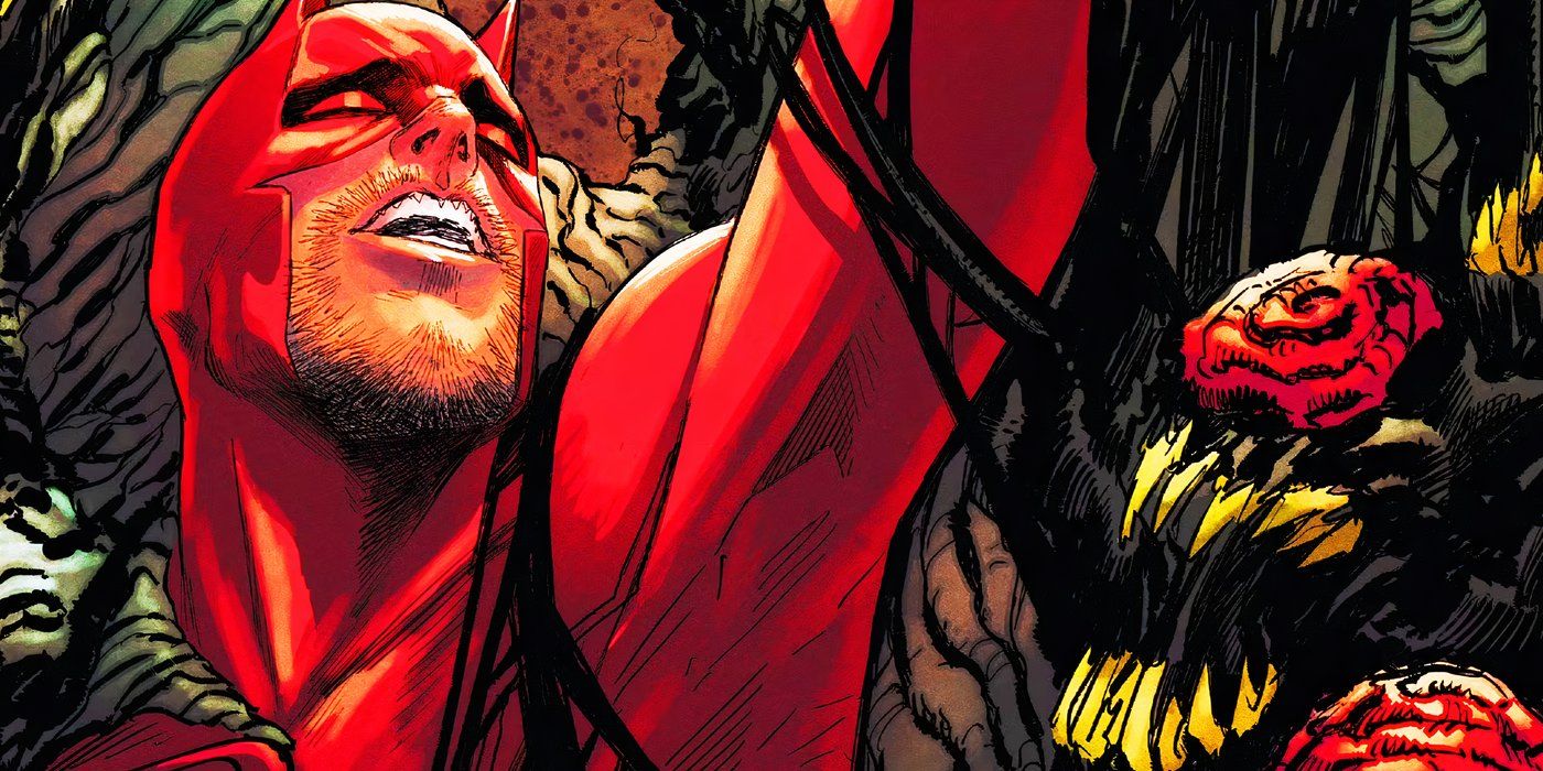 Daredevil with a symbiote in Marvel Comics