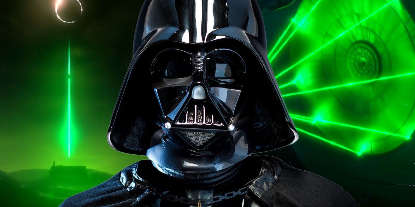 Darth Vader and Death Star Custom Star Wars Image