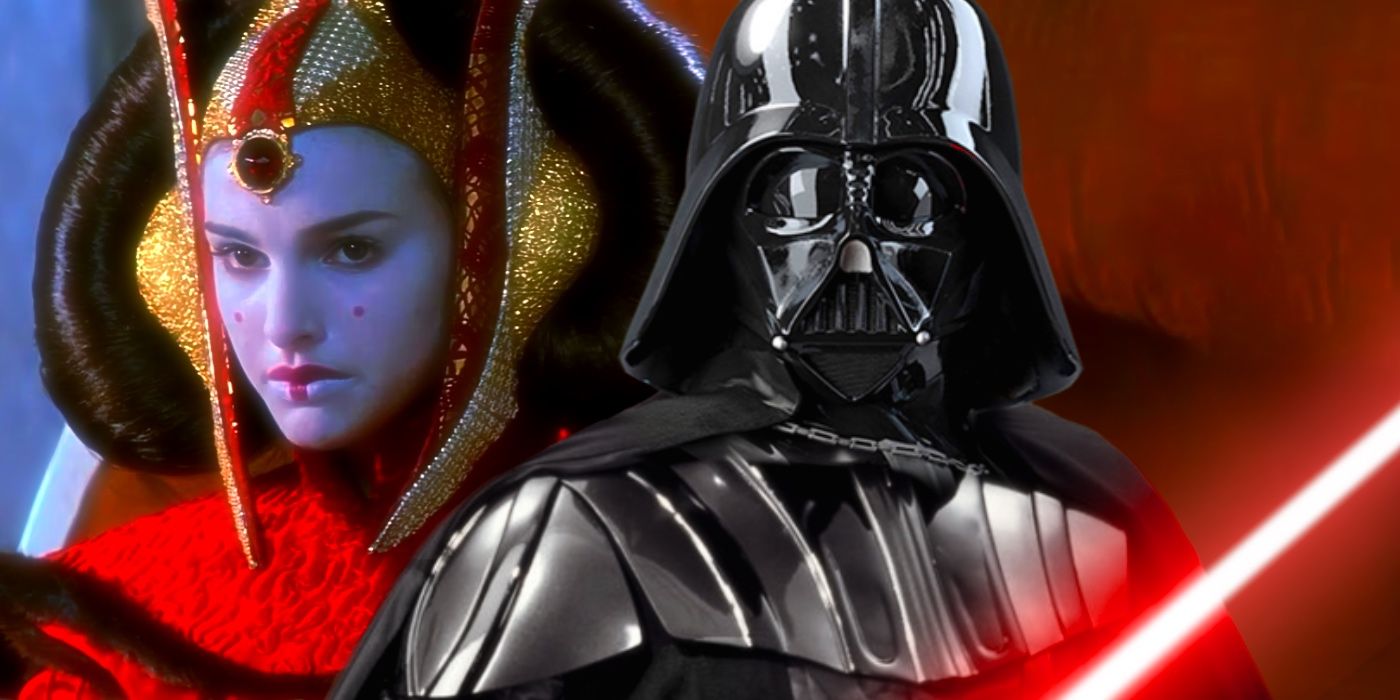 Darth Vader And Queen Amidala Custom Star Wars Image
