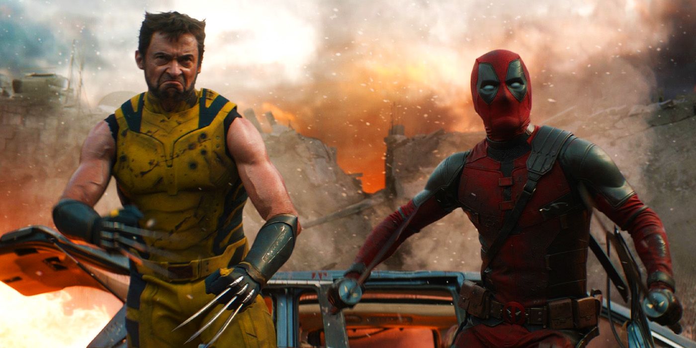 Deadpool and Wolverine running into battle in Deadpool & Wolverine's official trailer