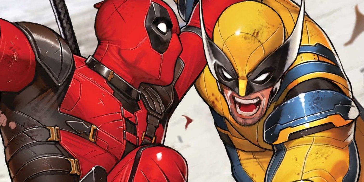 Deadpool lutando contra o Wolverine