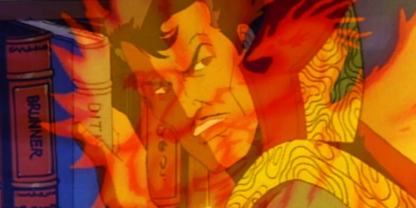 Doctor Strange experiencing the Phoenix Force in X-Men The Animated Series