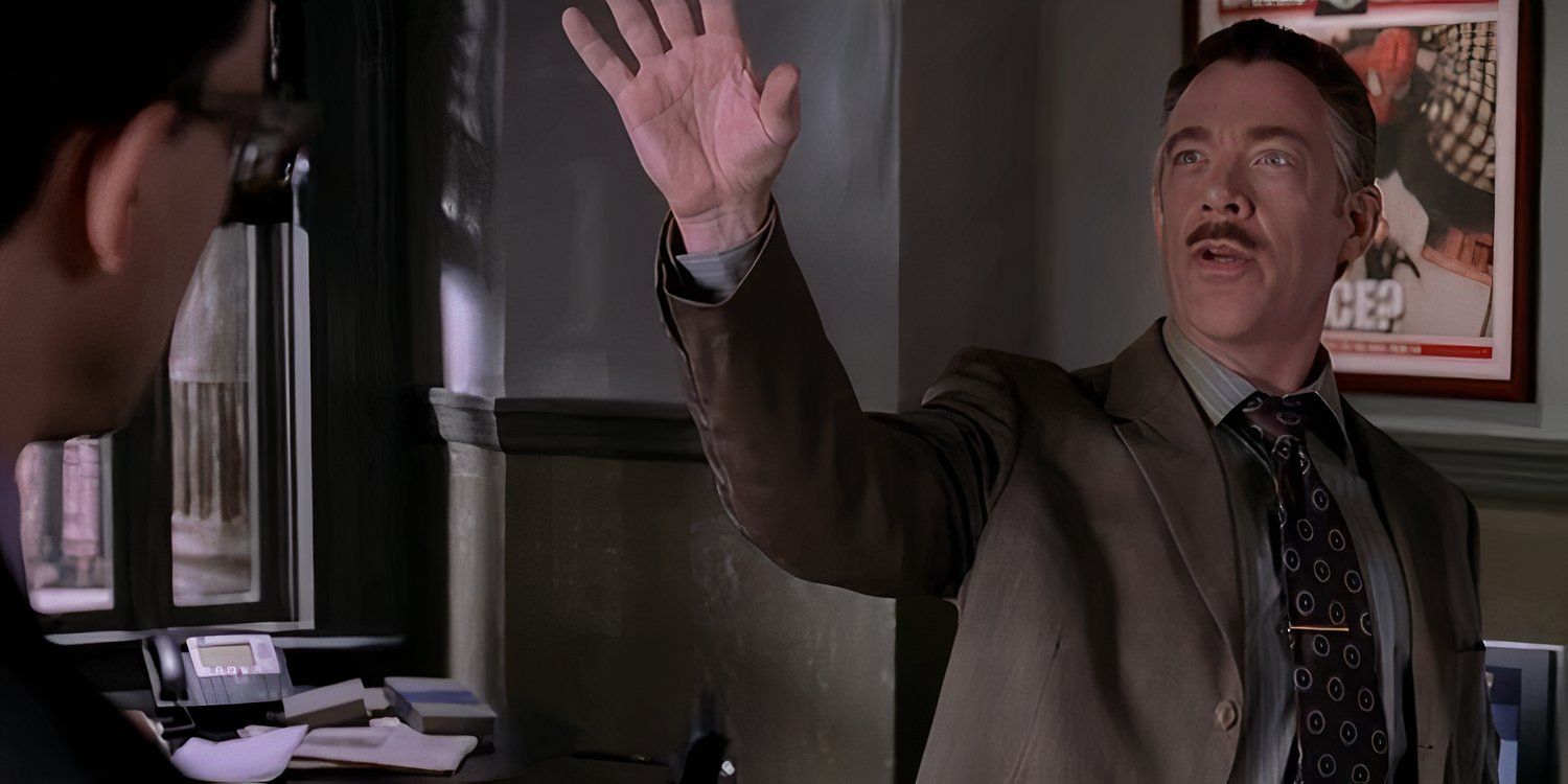 J. Jonah Jameson pitches ideas for Doctor Octopus in Spider-Man 2.