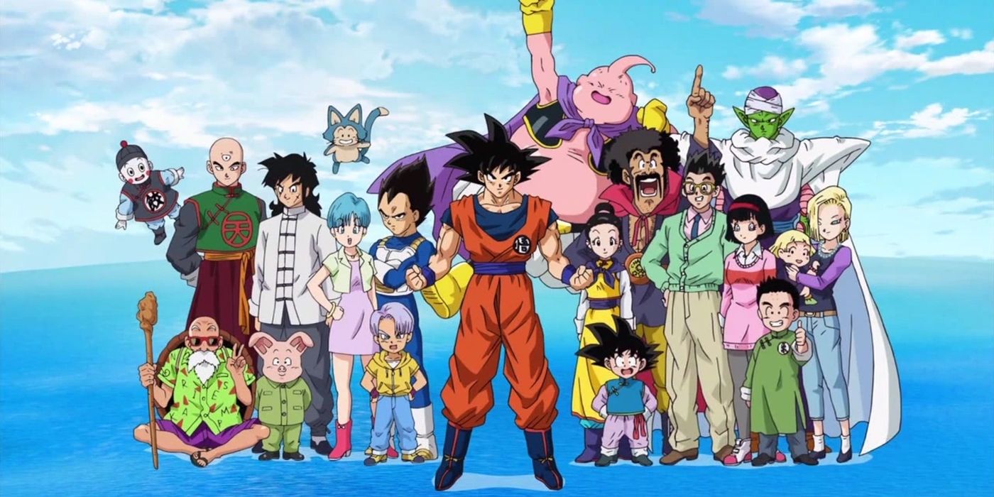 Dragon Ball Super: Group shot of the Z Fighters.