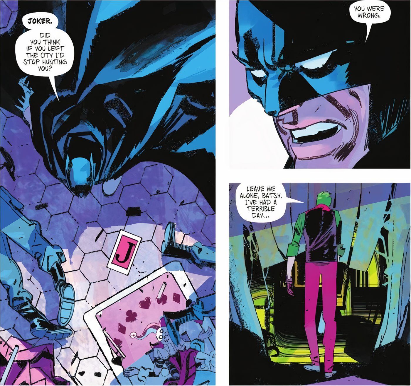 Dylan Dog Batman #3 featuring Bruce and Joker 