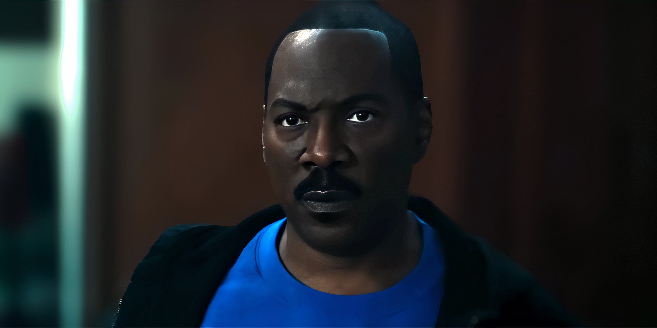 Eddie Murphy como Axel parece sério no policial de Beverly Hills Axel F