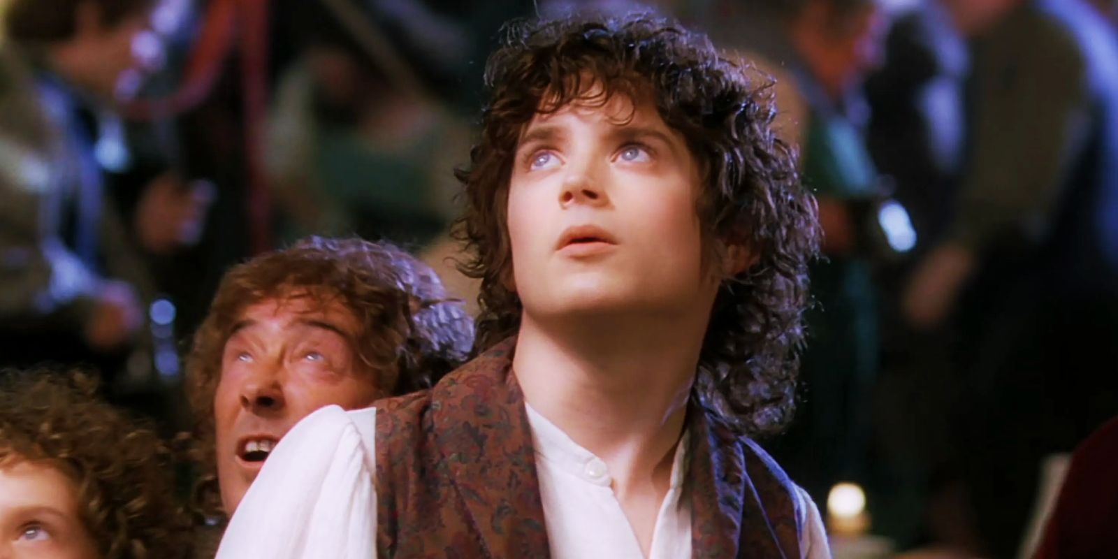 Elijah Wood as Frodo in The Lord of the Rings The Fellowship of the Ring