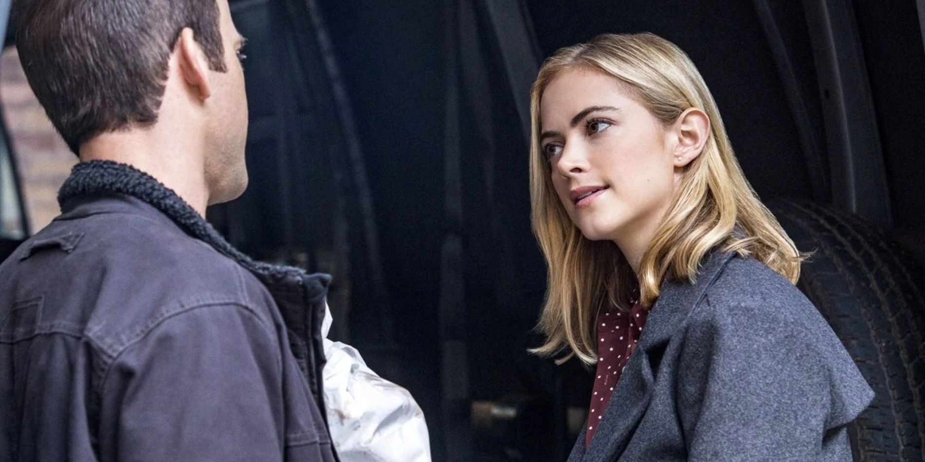 Emily Wickersham as Ellie Bishop annoyed with someone in NCIS