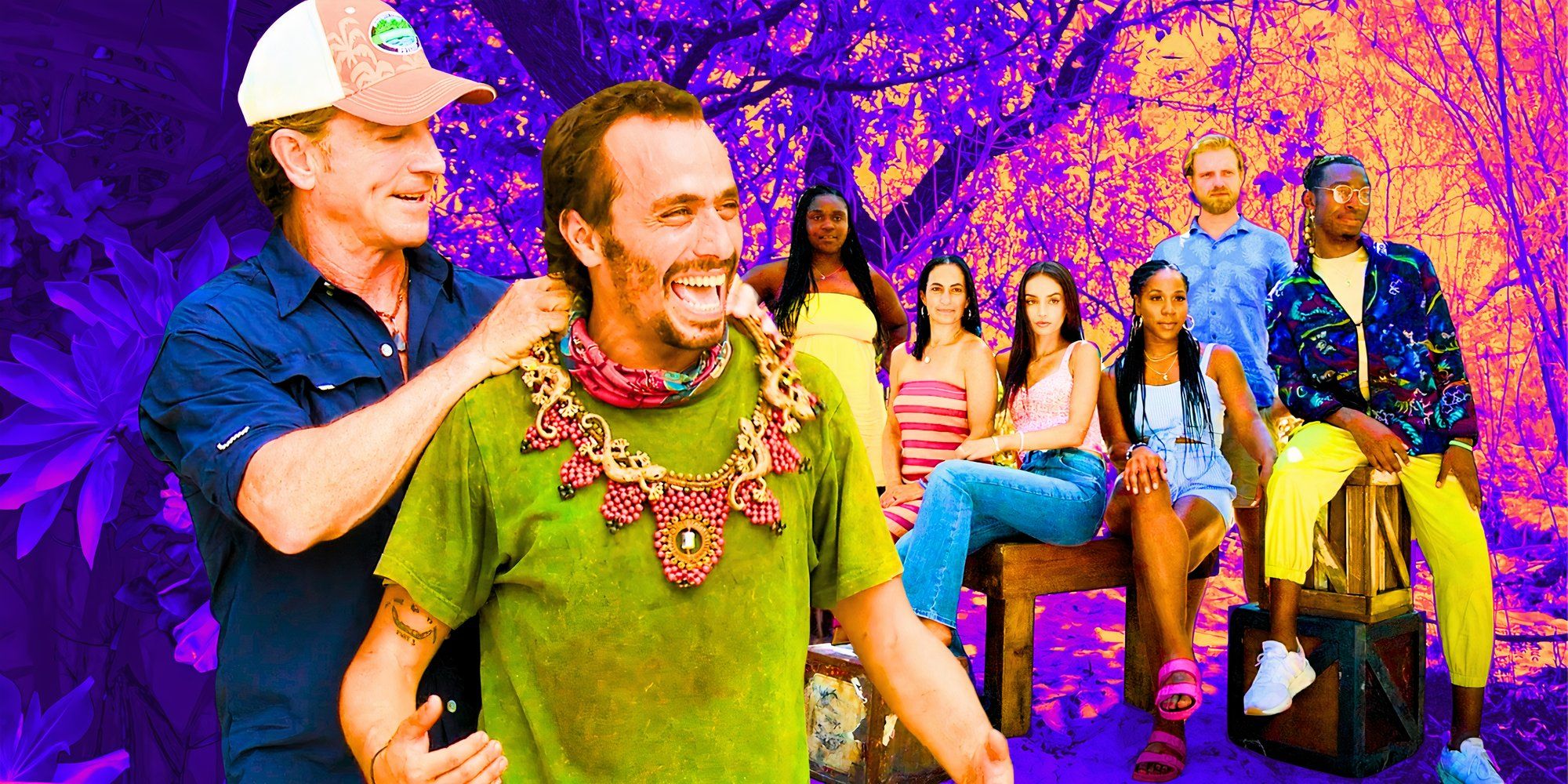 image from Survivor 46 Episode 13 with jeff and the cast