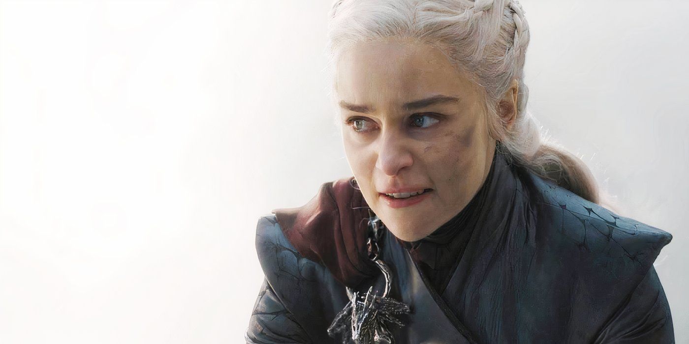 Emilia Clarke looking angry as Daenerys in Game of Thrones season 8 episode 5