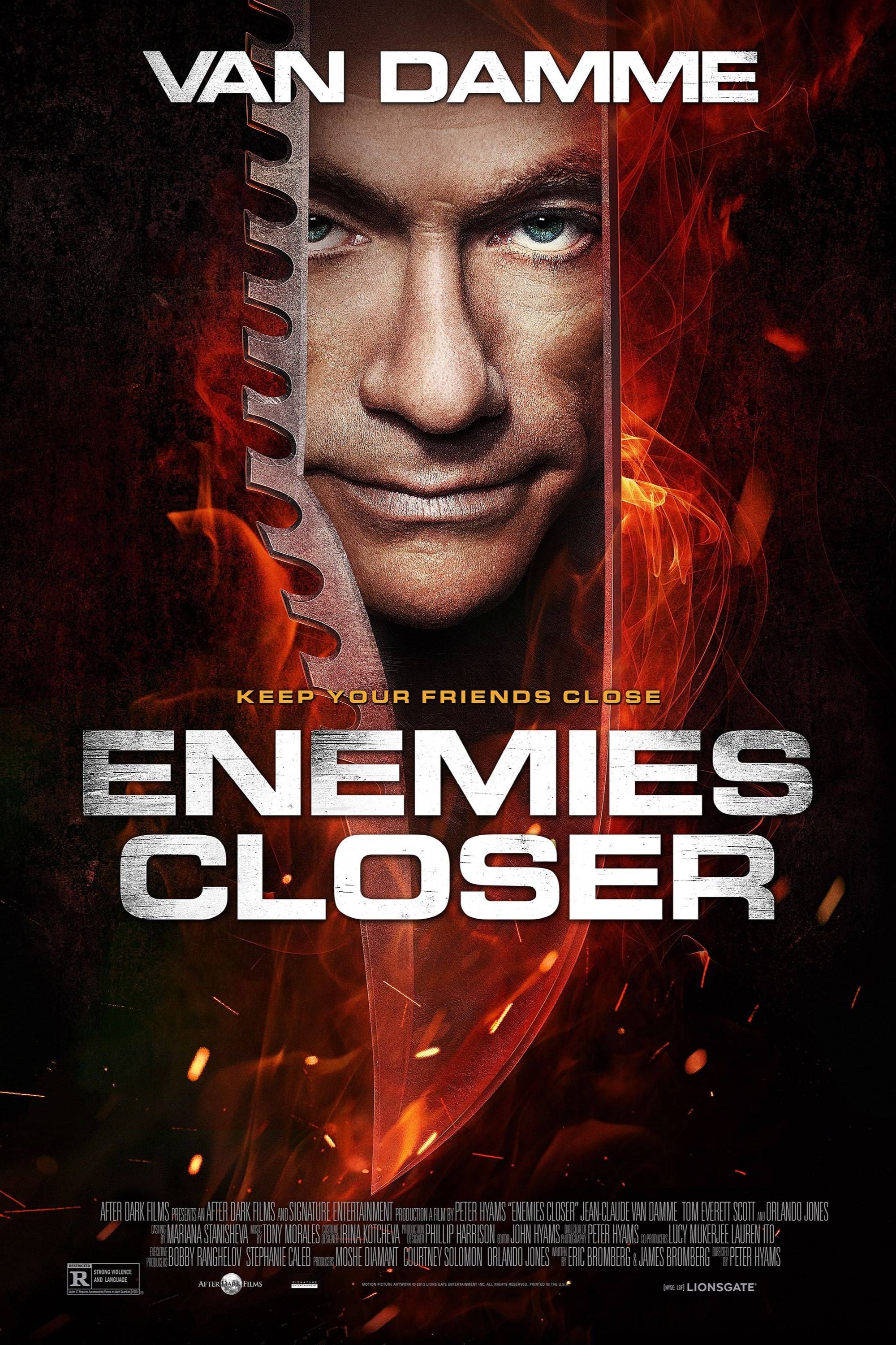 Enemies Closer (2013) - Poster - Van Damme