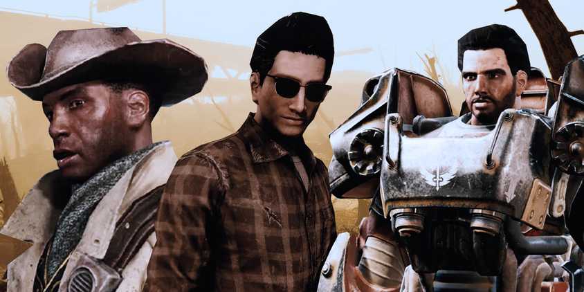 Fallout 4's Deacon. Preston, and Danse.