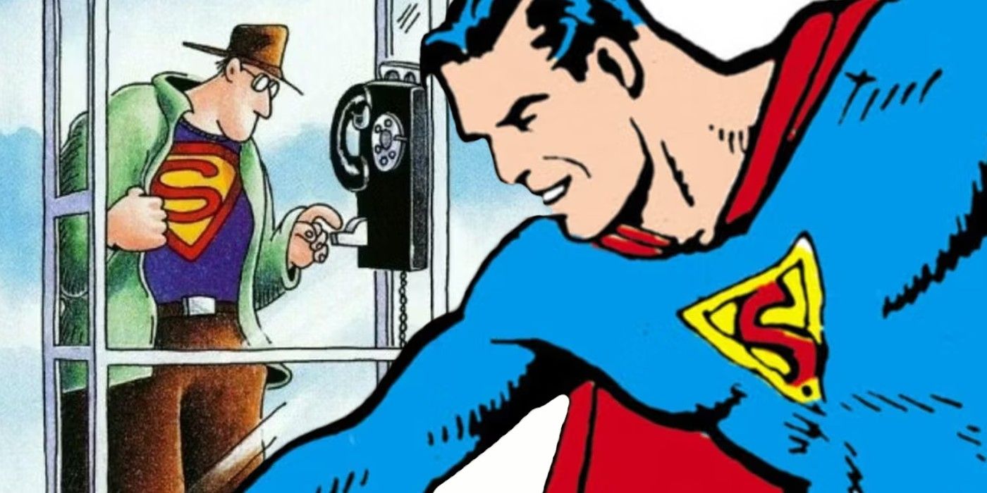 FAR SIDE SUPERMAN COMIC AND DC'S SUPERMAN-2