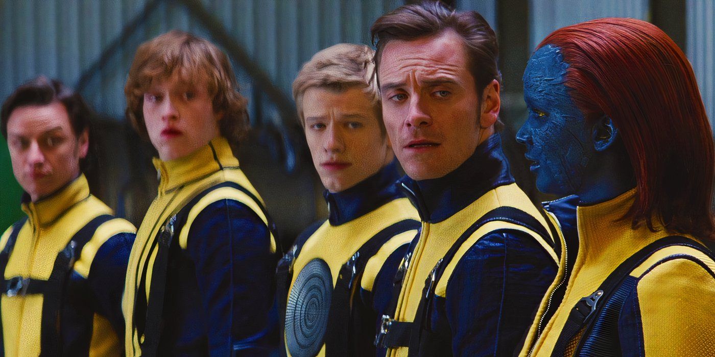 First team of X-Men in X-Men First Class