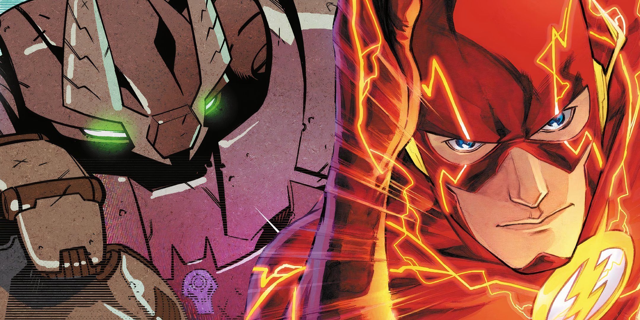 Flash and Bat Mecha Featured DC