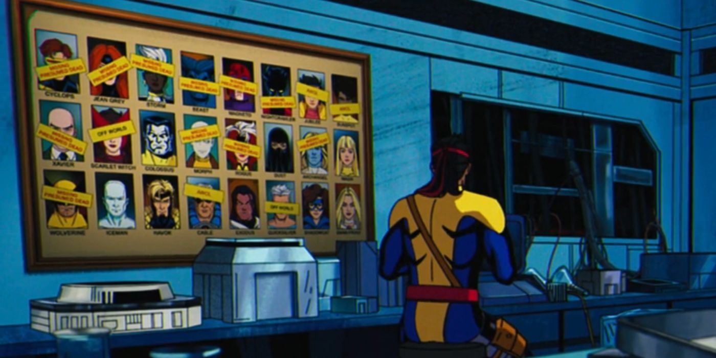Forge's Wall of Mutants in X-Men '97 Episode 10
