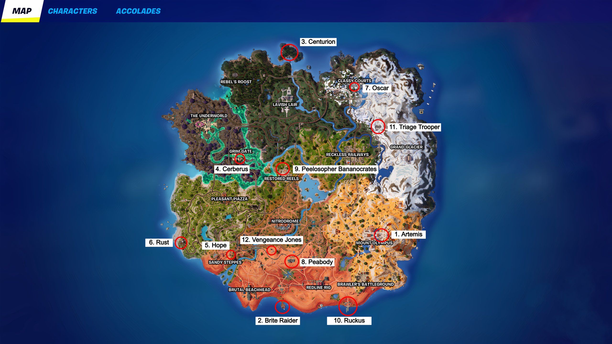 All NPC Locations In Fortnite Chapter 5 Season 3