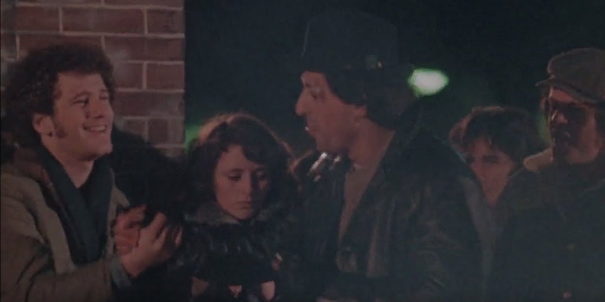 Frank Stallone in the Take You Back scene in Rocky