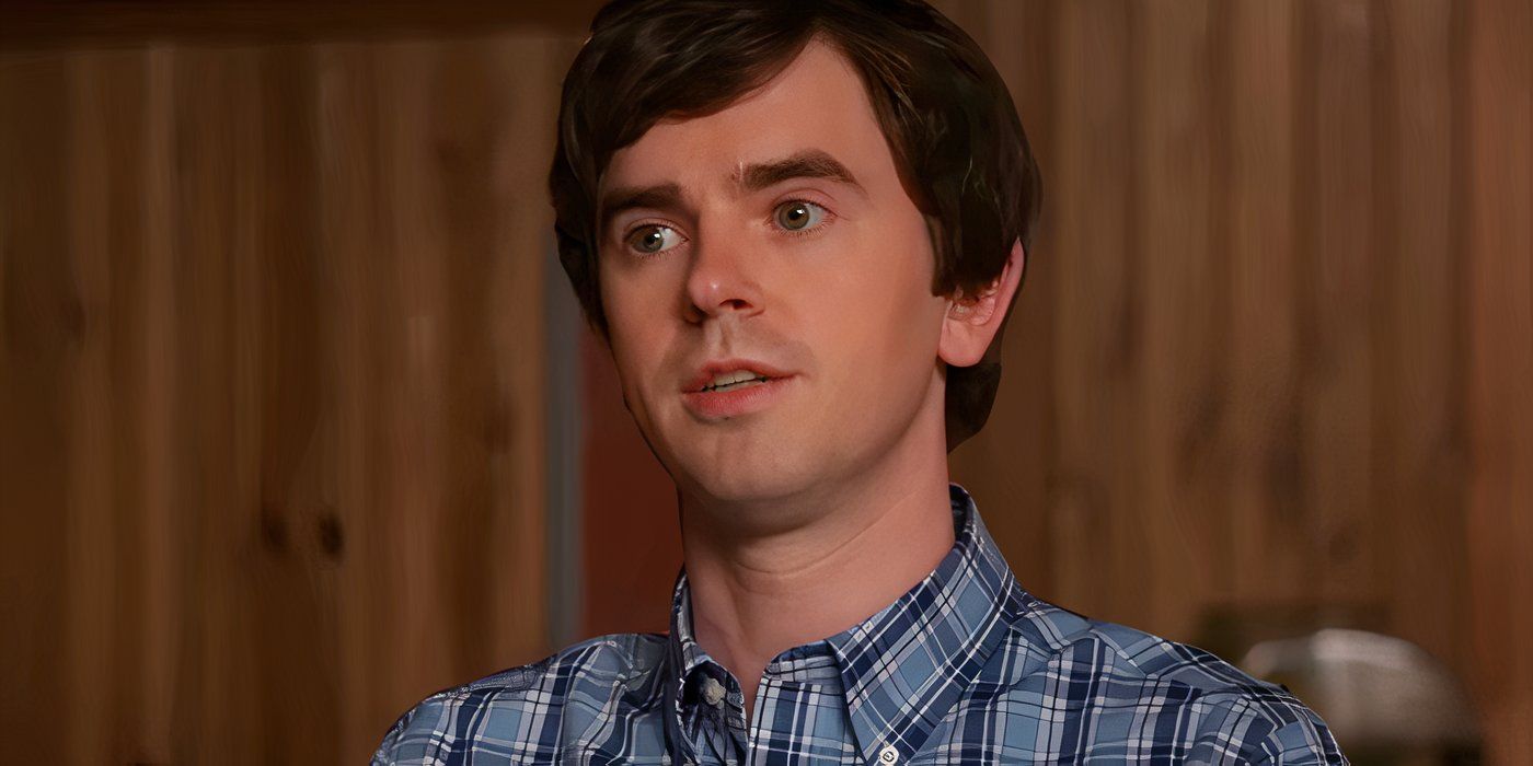 Freddie Highmore as Dr. Shaun Murphy Sitting In His Apartment In The Good Doctor Season 7